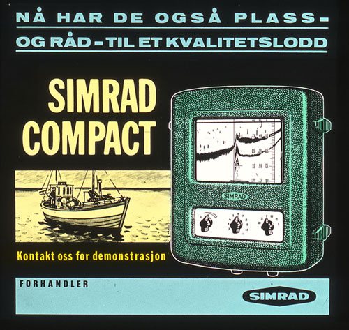 Simrad echo sounder